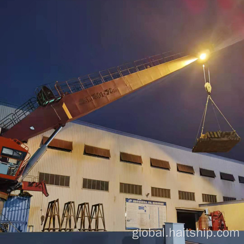 Crane Worldwide Logistics Alibaba hot selling performance marine hydraulic crane Factory